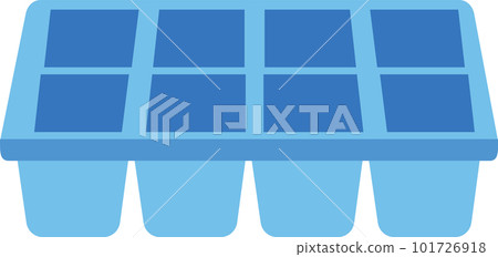 Ice cube tray cocktail icon on white background. Ice cube tray cocktail sign. Ice cube trays symbol. flat style. Ice cube tray cocktail icon on white background. Ice cube tray cocktail sign. Ice cube trays symbol. flat style. 101726918