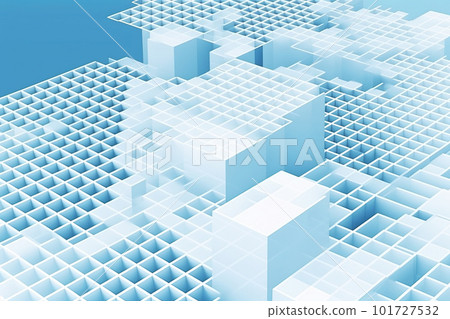 Abstract background made up of white squares Abstract background made up of white squares 101727532