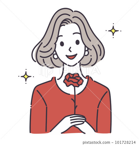 母親節康乃馨花束花束玫瑰花植物紅色媽媽禮物禮物祝福謝謝心情 101728214