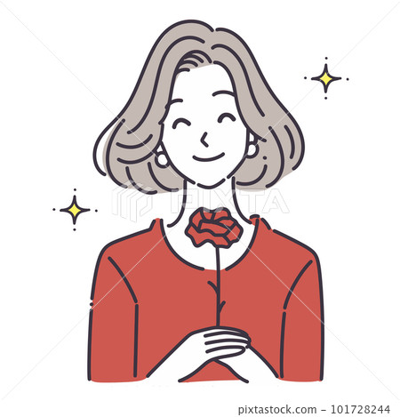 Mother's Day, Carnation, Flower, Bouquet, Rose, Plant, Red, Mom, Present, Gift, Blessing, Thank You, Feeling 101728244