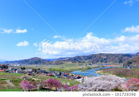Miharashi Farm Road 花草交織的彩紙 101728398