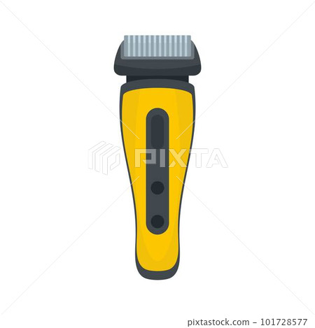 Electric beard razor icon. Flat illustration of electric beard razor vector icon for web isolated on white Electric beard razor icon. Flat illustration of electric beard razor vector icon for web isolated on white 101728577
