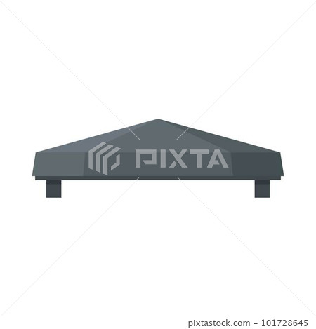 Outdoor tent icon. Flat illustration of outdoor tent vector icon for web isolated on white 101728645