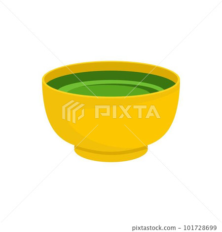 Spinach soup icon. Flat illustration of spinach soup vector icon for web isolated on white 101728699