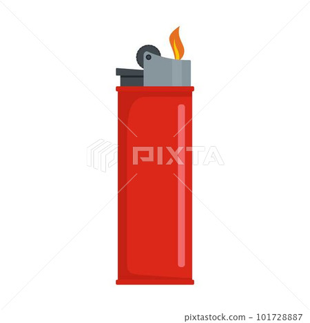Lighter icon. Flat illustration of lighter vector icon for web isolated on white Lighter icon. Flat illustration of lighter vector icon for web isolated on white 101728887
