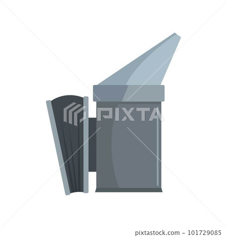 Smoke honey tool icon. Flat illustration of smoke honey tool vector icon for web isolated on white 101729085