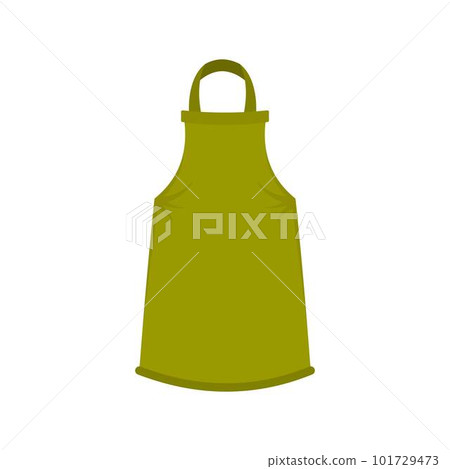 Barber apron icon. Flat illustration of barber apron vector icon for web isolated on white 101729473