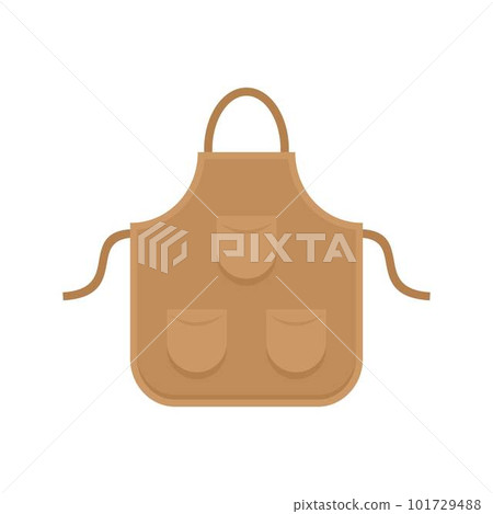 Carpenter apron icon. Flat illustration of carpenter apron vector icon for web isolated on white Carpenter apron icon. Flat illustration of carpenter apron vector icon for web isolated on white 101729488