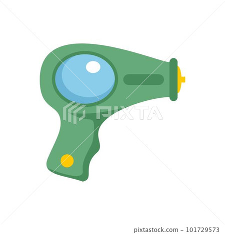 Water pistol icon. Flat illustration of water pistol vector icon for web isolated on white 101729573