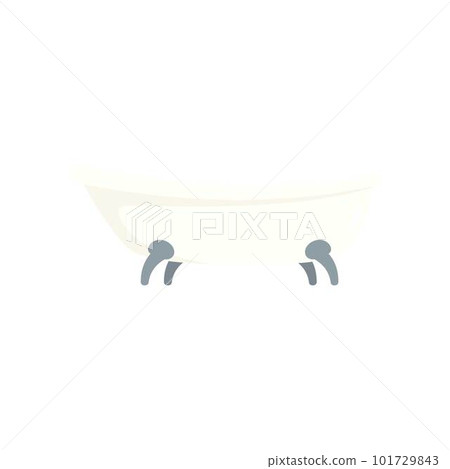 Retro bathtube icon. Flat illustration of retro bathtube vector icon for web isolated on white Retro bathtube icon. Flat illustration of retro bathtube vector icon for web isolated on white 101729843