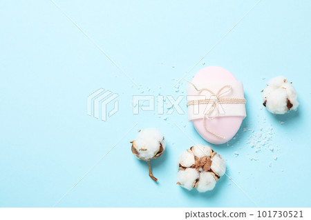 Concept of bath and skin care accessories - soap Concept of bath and skin care accessories - soap 101730521