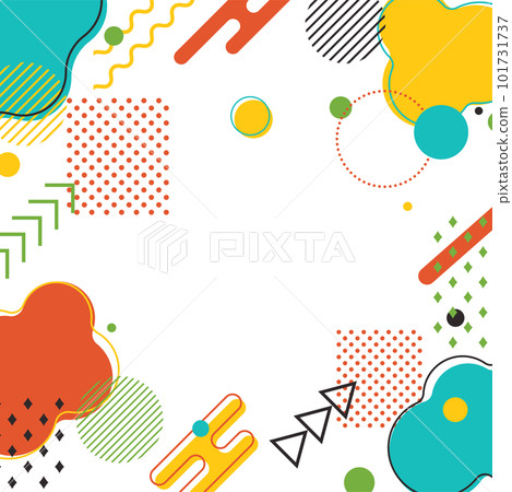 背景圖_孟菲斯_復古色 背景圖_孟菲斯_復古色 101731737