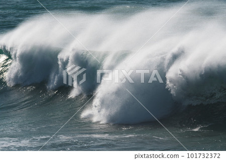 洶湧的海浪拍打著伊拉戈角 101732372