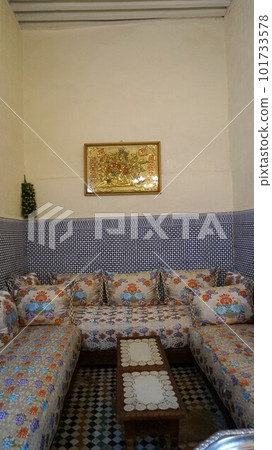 Room to enjoy mint tea [Fez, Morocco] 101733578