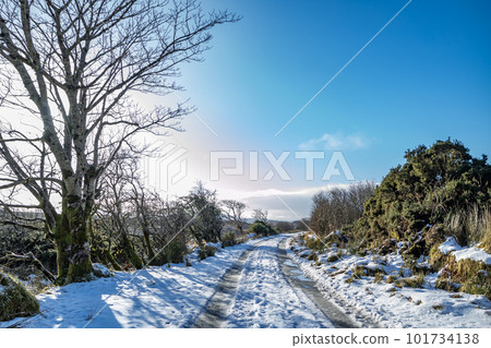 The remains of the Derryveagh evictions - In April 1861 landlord John George Adair evicts over 250 tenants from Donegal - Ireland The remains of the Derryveagh evictions - In April 1861 landlord John George Adair evicts over 250 tenants from Donegal - Ireland 101734138