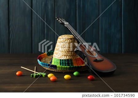 Composition for Cinco de Mayo - Mexican National Holiday Composition for Cinco de Mayo - Mexican National Holiday 101734590
