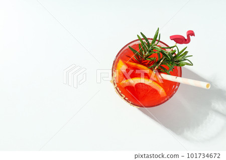 Grapefruit cocktail, alcohol or non alcoholic drink for party, space for text Grapefruit cocktail, alcohol or non alcoholic drink for party, space for text 101734672