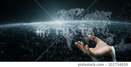 The concept of global business locations . The concept of global business locations . 101734830