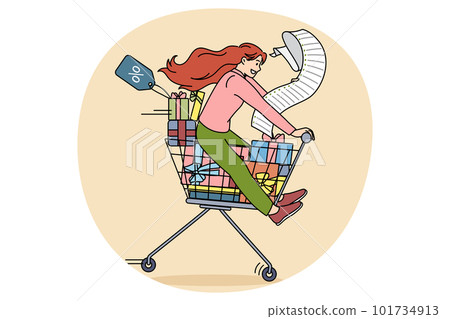 Shopping discounts and sales concept. 101734913