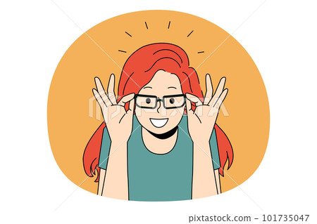 Eyewear and choosing eyeglasses concept 101735047