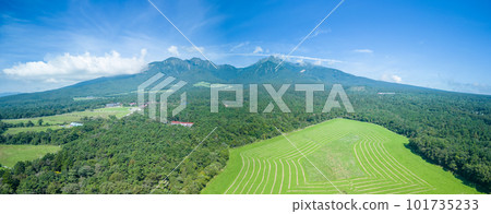 "Yamanashi Prefecture" Aerial photography of Seisen Dormitory by drone Hokuto City 101735233