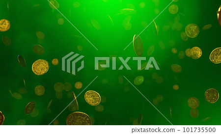 3D illustration Background for advertising and wallpaper in Treasure and adventure scene. 3D rendering in decorative concept. 101735500