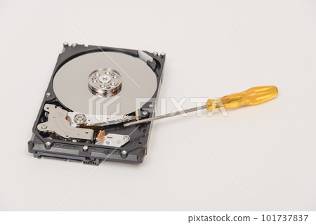 [Disassemble the HDD with a screwdriver] 101737837
