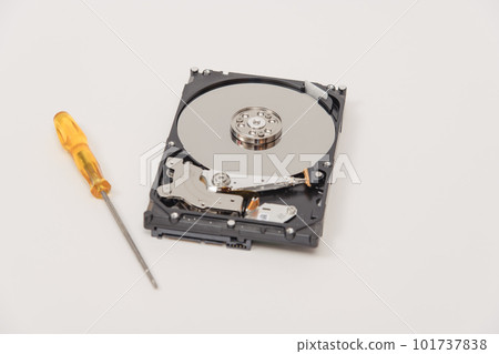 [Disassemble the HDD with a screwdriver] 101737838