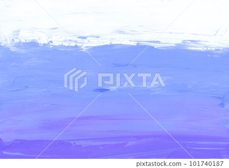 Abstract white and blue textured background. Palette knife painting, minimalist backdrop. Brush strokes on paper. Modern art 101740187