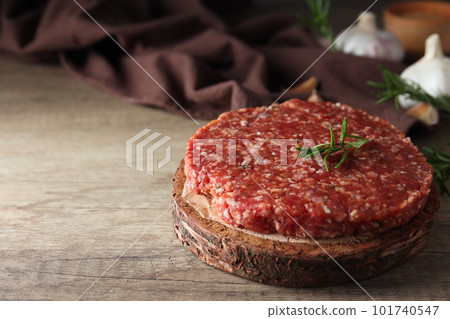 Ingredient for cooking grilled meat - ground meat 101740547