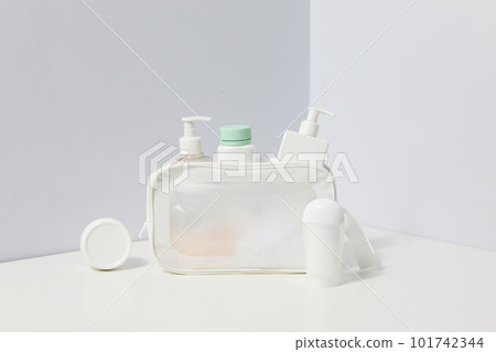 Toilet bag for different toilet and self care accessories 101742344