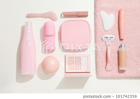 Toilet bag for different toilet and self care accessories 101742359