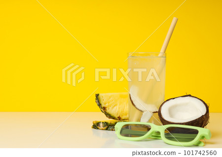 Drinks, fresh summer drink for refreshing, summer vibes concept Drinks, fresh summer drink for refreshing, summer vibes concept 101742560