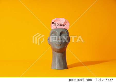 Mental disorder - Bipolar disorder, space for text 101743536