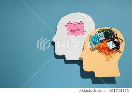 Mental disorder - Bipolar disorder, space for text 101743555