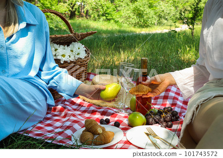 Spending time in nature - picnic, accessories for picnic 101743572
