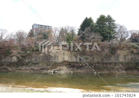 Hirose river cliff Hirose river cliff 101743824