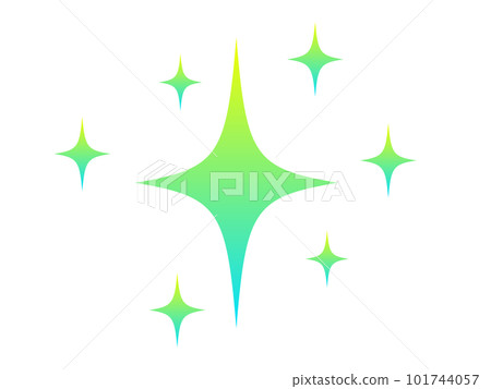 Yellow-green gradation glitter effect illustration Yellow-green gradation glitter effect illustration 101744057