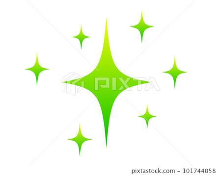 Yellow-green gradation glitter effect illustration 2 Yellow-green gradation glitter effect illustration 2 101744058