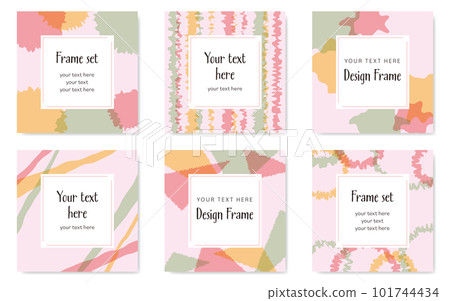 抽像圖案框架設置粉紅色 抽像圖案框架設置粉紅色 101744434