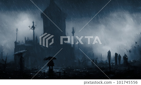 AI生成的撐傘人 101745556