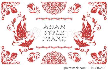 Asian frame 18 (brown) Asian frame 18 (brown) 101746210