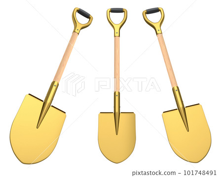 Set of garden tools and supplies for gardener and flower pots in garden Set of garden tools and supplies for gardener and flower pots in garden 101748491