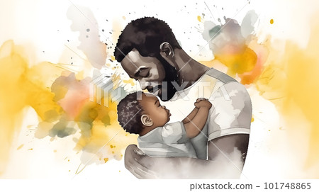 Fathers Day concept with father and his child 101748865