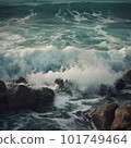 waves in the ocean, close up 101749464