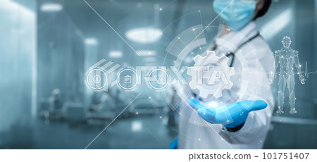 The concept of providing medical care . The concept of providing medical care . 101751407