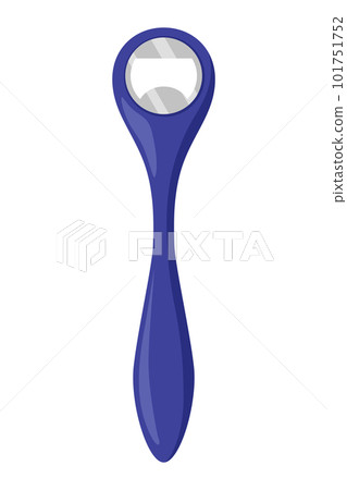 Bottle opener. Vector cartoon icon. Tool for open isolated on white background. Flat style sign 101751752