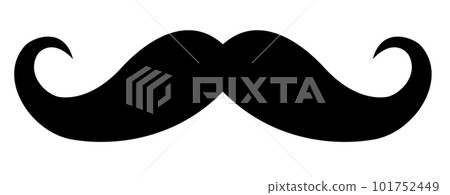 Dad's mustache collection isolated. Vector Illustration. EPS10 101752449