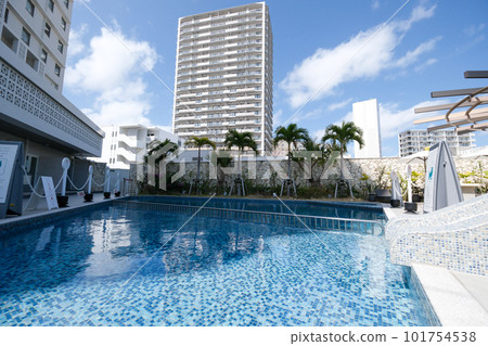 Image of a condominium with a pool Image of a condominium with a pool 101754538