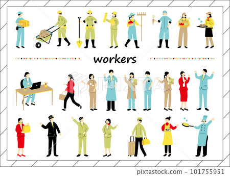 people of various professions 101755951